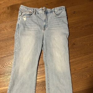 Good American Light Wash Jeans Size 32/14